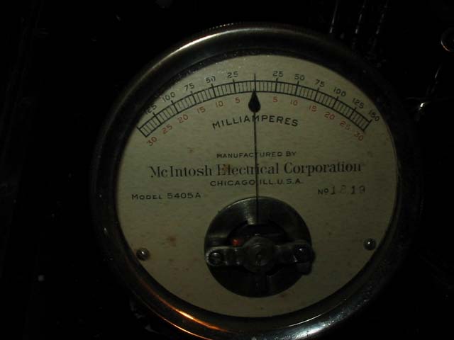 polysine generator amp gauge McINTOSH