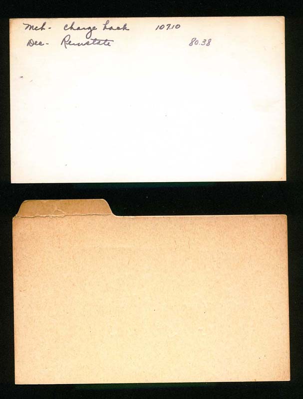 Index cards 23a